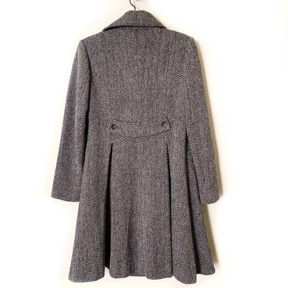 Jones New York Wool Tweed Long Overcoat - Picture 4 of 7